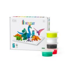 HEY CLAY DINOSAURS 15 CANS & 2 TOOLS