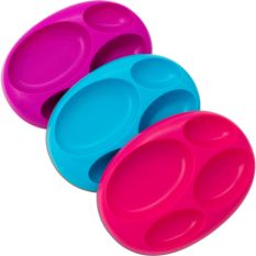 Boon PLATTER Pink/Blue/Purple 3pk