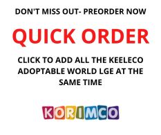  *QUICK ORDER - KEELECO ADOPTABLE WORLD LGE 25CM 