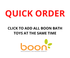 *QUICK ORDER - BOON BATH TOYS ASST 