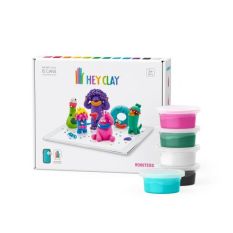 HEY CLAY MONSTERS 15 CANS & 2 TOOLS
