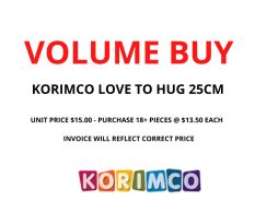  VOLUME BUY LOVE TO HUG 25CM