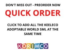  QUICK ORDER KEELECO ADOPTABLE WORLD SML16CM - PRE-ORDER AVAILABLE FEB 